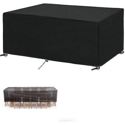URSUS Housse Salon De Jardin Le Noir 420d Oxford Résistant À La Déchirure Pour Anti-uv Étanche Avec Boucle Verrouillage Différentes Tailles Rectangulaire Housse De Meubles90×90×40cm - Publicité URSUS Housse Salon De Jardin Le Noir 420d Oxford Résistant À La Déchirure Pour Anti-uv Étanche Avec Boucle Verrouillage Différentes Tailles Rectangulaire Housse De Meubles90×90×40cm - Publicité