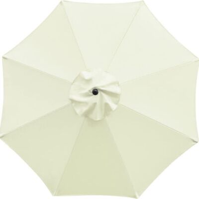 ABYSSE Toile De Rechange Pour Parasols À 8 Baleines, Adaptée Aux Parasols De Jardin, De Terrasse, De Piscine Et Déportés (blanc Crème, 3 M/8 Baleines) - Publicité ABYSSE Toile De Rechange Pour Parasols À 8 Baleines, Adaptée Aux Parasols De Jardin, De Terrasse, De Piscine Et Déportés (blanc Crème, 3 M/8 Baleines) - Publicité