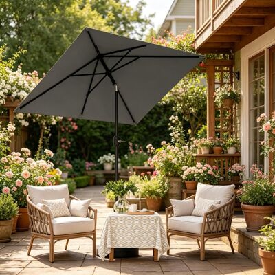 OEM Parapluie De Plage Et De Balcon Avec Grande Toile, Parasol Extérieur Pour Jardin Ou Terrasse – Structure En Acier Résistante, Inclinable Et Rotative (support Non Inclus) - Publicité OEM Parapluie De Plage Et De Balcon Avec Grande Toile, Parasol Extérieur Pour Jardin Ou Terrasse – Structure En Acier Résistante, Inclinable Et Rotative (support Non Inclus) - Publicité
