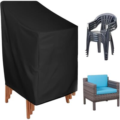 GRASSLIN 1 Housse De Chaise Jardin 64x64x70/120 Cm, Tissu Oxford 210d Imperméable, Cordon Élastique Pour Extérieur - Publicité GRASSLIN 1 Housse De Chaise Jardin 64x64x70/120 Cm, Tissu Oxford 210d Imperméable, Cordon Élastique Pour Extérieur - Publicité