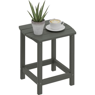 ARRIGONI Table De Balcon En Pehd Resistant Aux Intemperies 48x37x46 Cm Gris - Publicité ARRIGONI Table De Balcon En Pehd Resistant Aux Intemperies 48x37x46 Cm Gris - Publicité