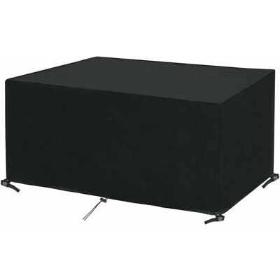 BRAST Ymyny Housse De Protection Rectangulaire Pour Salon De Jardin, Housse De Table De Jardin Imperméable Et Résistante À L'Hiver En Tissu Oxford, Housse De Protection En Bâche Pour Tables, Chaises Et Ense - Publicité BRAST Ymyny Housse De Protection Rectangulaire Pour Salon De Jardin, Housse De Table De Jardin Imperméable Et Résistante À L'Hiver En Tissu Oxford, Housse De Protection En Bâche Pour Tables, Chaises Et Ense - Publicité