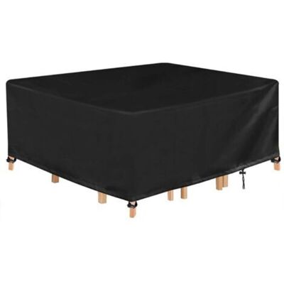 SANS MARQUE Housse Salon De Jardin 213 X 131 X 74cm 210d Oxford Housse De Protection Bâche De Table Imperméable Résistant À La Vent Pluie Uv Déchirure - Publicité SANS MARQUE Housse Salon De Jardin 213 X 131 X 74cm 210d Oxford Housse De Protection Bâche De Table Imperméable Résistant À La Vent Pluie Uv Déchirure - Publicité