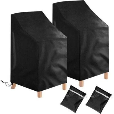 ABYSSE Lot De 2 Housses De Protection Pour Chaises De Jardin - Imperméables, Coupe-vent, Résistantes Aux Uv - En Polyester Oxford - Pour Chaises Empilables - Pour Jusqu'à 6 Chaises - Publicité ABYSSE Lot De 2 Housses De Protection Pour Chaises De Jardin - Imperméables, Coupe-vent, Résistantes Aux Uv - En Polyester Oxford - Pour Chaises Empilables - Pour Jusqu'à 6 Chaises - Publicité