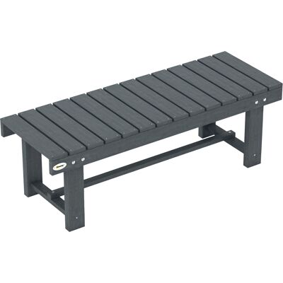 ARRIGONI Banc De Jardin 2 Places Impermeable En Bois De Sapin 110x38x35 Cm Gris - Publicité ARRIGONI Banc De Jardin 2 Places Impermeable En Bois De Sapin 110x38x35 Cm Gris - Publicité