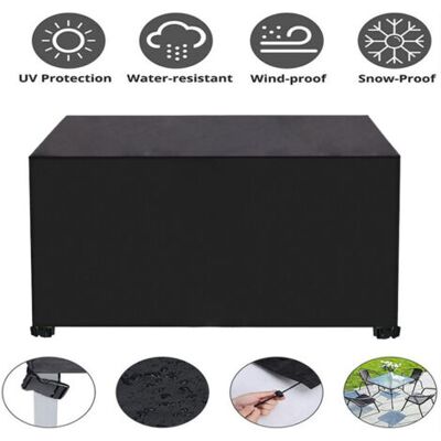 OEM Royaluxe-housse Salon De Jardin 600d Oxford Tissu Housse De Protection Pour Mobilier Housse De Table De Jardin Imperméable Bâche De Protection Avec Corde Et Boucle Verrouillage,180 X 120 X 74cm - Publicité OEM Royaluxe-housse Salon De Jardin 600d Oxford Tissu Housse De Protection Pour Mobilier Housse De Table De Jardin Imperméable Bâche De Protection Avec Corde Et Boucle Verrouillage,180 X 120 X 74cm - Publicité