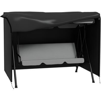 ARRIGONI Housse De Protection Balancelle De Jardin 3 Places Bâche Étanche Dim. 2,05l X 1,24l X 1,64h M Oxford Haute Densité 600d - Publicité ARRIGONI Housse De Protection Balancelle De Jardin 3 Places Bâche Étanche Dim. 2,05l X 1,24l X 1,64h M Oxford Haute Densité 600d - Publicité