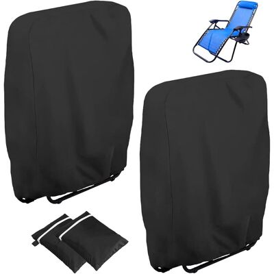 GRASSLIN 2 Housses De Protection, Chaise Longue Pliante, Oxford 210d Imperméable, Anti-uv Coupe-vent, Jardin Extérieur - Publicité GRASSLIN 2 Housses De Protection, Chaise Longue Pliante, Oxford 210d Imperméable, Anti-uv Coupe-vent, Jardin Extérieur - Publicité