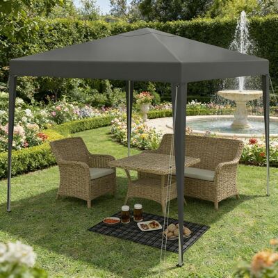 ACKERMAN Tente/gazebo De Toit Moderne Et Pliable Pour Les Fêtes Avec Sac De Transport, Gazebo Portable Pour Une Utilisation En Extérieur (gazebo Uniquement) - Publicité ACKERMAN Tente/gazebo De Toit Moderne Et Pliable Pour Les Fêtes Avec Sac De Transport, Gazebo Portable Pour Une Utilisation En Extérieur (gazebo Uniquement) - Publicité