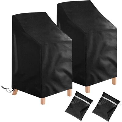 Melissa Houhence – Lot De 2 Housses De Protection Pour Chaises De Jardin – Imperméables, Coupe-vent, Résistantes Aux Uv – Polyester 210d – Taille 64 X 64 X 70/120 Cm - Publicité Melissa Houhence – Lot De 2 Housses De Protection Pour Chaises De Jardin – Imperméables, Coupe-vent, Résistantes Aux Uv – Polyester 210d – Taille 64 X 64 X 70/120 Cm - Publicité