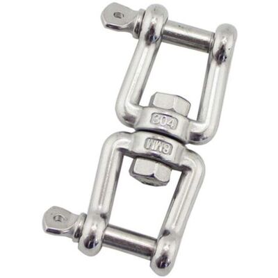 ABYSSE Pivotant Manille Connecteurs Suspension - Mâchoires En Acier Inoxydable 304, Pivote En Toute Pour Fauteuil Suspendu, Balançoire, Sac De Frappe, Yoga, Meubles Suspendus Et Divers - 2 Pcs - Publicité ABYSSE Pivotant Manille Connecteurs Suspension - Mâchoires En Acier Inoxydable 304, Pivote En Toute Pour Fauteuil Suspendu, Balançoire, Sac De Frappe, Yoga, Meubles Suspendus Et Divers - 2 Pcs - Publicité