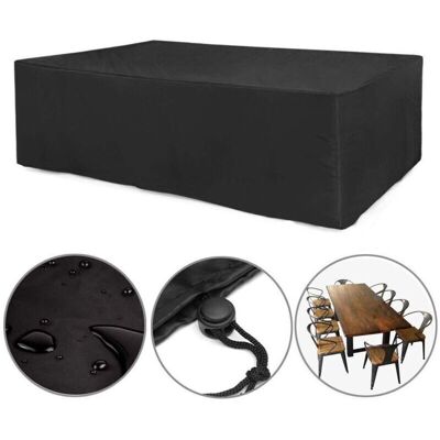 Scotch Housse Salon De Jardin housse De Protection Pour Table Chaise Meubles, Robuste Tissu Oxford 210d Housse Salon De Jardin Bâche Meuble, Rectangulaire, Imperméable, Coupe-vent, Anti-uv E - Publicité Scotch Housse Salon De Jardin housse De Protection Pour Table Chaise Meubles, Robuste Tissu Oxford 210d Housse Salon De Jardin Bâche Meuble, Rectangulaire, Imperméable, Coupe-vent, Anti-uv E - Publicité