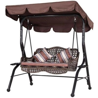 OEM 210d Housse De Rechange Pour Siège De Balançoire Imperméable À L'Eau Jardin Housse Chaise Hamac Coffee-142 120 18cm, Ensoleillé - Publicité OEM 210d Housse De Rechange Pour Siège De Balançoire Imperméable À L'Eau Jardin Housse Chaise Hamac Coffee-142 120 18cm, Ensoleillé - Publicité