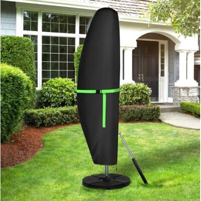 ABYSSE Housse De Parasol Avec Manche, Protection Uv, Coupe-vent, Anti-poussière, Imperméable, Avec Fermeture Éclair, 210 X 45 X 72/32 Cm - Publicité ABYSSE Housse De Parasol Avec Manche, Protection Uv, Coupe-vent, Anti-poussière, Imperméable, Avec Fermeture Éclair, 210 X 45 X 72/32 Cm - Publicité
