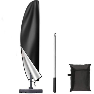 ABYSSE Housse Parasol 265 X 40/70/50 Cm/anti-uv,couverture De Parasol,couverture De Parapluie De Jardin Imperméable,décoloration,pour Parasol De Jardin Exterieur - Publicité ABYSSE Housse Parasol 265 X 40/70/50 Cm/anti-uv,couverture De Parasol,couverture De Parapluie De Jardin Imperméable,décoloration,pour Parasol De Jardin Exterieur - Publicité