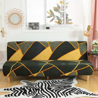 OEM Housse De Canapé Extensible Sans Accoudoirs, Universelle, Entièrement Doublée, Pliable, Facile À Installer Et À Nettoyer, Pour Canapé-lit 3 Places, Motif Marbre Jaune-crezuo - Publicité OEM Housse De Canapé Extensible Sans Accoudoirs, Universelle, Entièrement Doublée, Pliable, Facile À Installer Et À Nettoyer, Pour Canapé-lit 3 Places, Motif Marbre Jaune-crezuo - Publicité