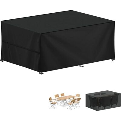 Melissa Housse Table De Jardin, 120x120x74cm Bâche Salon De Jardin Rectangulaire Housse Protection Salon De Jardin Imperméable Bache Table De Jardin, Anti-uv, 420d Oxford Housse Table Exterieur - Publicité Melissa Housse Table De Jardin, 120x120x74cm Bâche Salon De Jardin Rectangulaire Housse Protection Salon De Jardin Imperméable Bache Table De Jardin, Anti-uv, 420d Oxford Housse Table Exterieur - Publicité