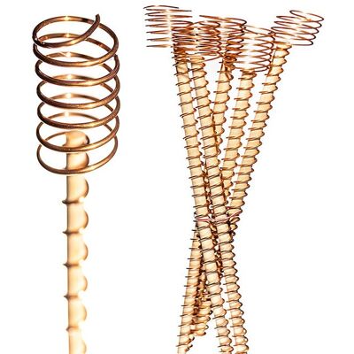 ANGEL CERDA Ensemble De 6 Pièces : Antenne De Jardin Motorisée En Cuivre, Support Pour Plantes, Jardinière Motorisée. Publicité ANGEL CERDA Ensemble De 6 Pièces : Antenne De Jardin Motorisée En Cuivre, Support Pour Plantes, Jardinière Motorisée. Publicité