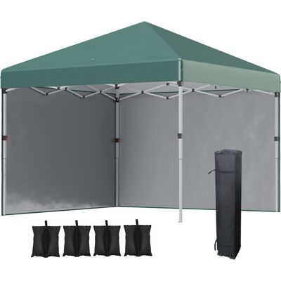 ACKERMAN Tente Marquee Env. 3 X 3 M, Déperlante Stable Résistante À L'Hiver Pliable Pop-up Avec 2 Parois Latérales, Protection Uv 30+, Pliable Tente De Fête Tente De Jardin Avec Sac, Tente De Jardin Pour Campi - Publicité ACKERMAN Tente Marquee Env. 3 X 3 M, Déperlante Stable Résistante À L'Hiver Pliable Pop-up Avec 2 Parois Latérales, Protection Uv 30+, Pliable Tente De Fête Tente De Jardin Avec Sac, Tente De Jardin Pour Campi - Publicité