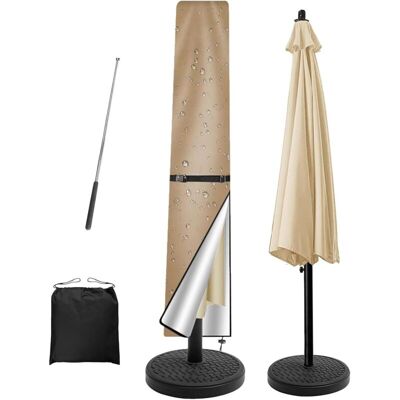 ACKERMAN Housse Parasol Deporte, Housse Parasol Déporté, Housse De Protection En Tissu Oxford , Couverture De Parasol imperméable, Anti-uv, Grande Housse De Parasol Avec Tige(57x30cm) - Publicité ACKERMAN Housse Parasol Deporte, Housse Parasol Déporté, Housse De Protection En Tissu Oxford , Couverture De Parasol imperméable, Anti-uv, Grande Housse De Parasol Avec Tige(57x30cm) - Publicité