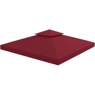HEAT Toiture De Remplacement Pour Pavillon De Jardin, Bâche De Remplacement Pour Tonnelle/tente De Jardin, 3 X 3 M, Bordeaux - Publicité HEAT Toiture De Remplacement Pour Pavillon De Jardin, Bâche De Remplacement Pour Tonnelle/tente De Jardin, 3 X 3 M, Bordeaux - Publicité