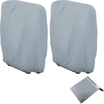 GRASSLIN 2 Pièces Housse De Protection, Imperméable Anti-uv, Tissu Oxford 210d, Pour Chaise Longue Pliante, Jardin - Publicité GRASSLIN 2 Pièces Housse De Protection, Imperméable Anti-uv, Tissu Oxford 210d, Pour Chaise Longue Pliante, Jardin - Publicité
