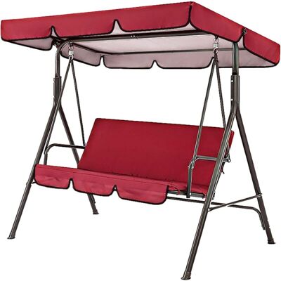 MOXIE Housse De Siège De Jardin Et Toit De Rechange Pour Balançoire De Jardin 3 Places, Housse De Chaise De Jardin Couvre-siège Swing - Publicité MOXIE Housse De Siège De Jardin Et Toit De Rechange Pour Balançoire De Jardin 3 Places, Housse De Chaise De Jardin Couvre-siège Swing - Publicité