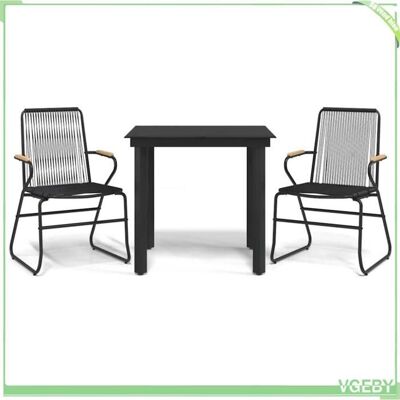 OEM Ensemble À Manger De Jardin - Fafeicy - 3099209 - Rotin Pvc Résistant Uv - Table Carrée 80x80 Cm - 2 Places - Publicité OEM Ensemble À Manger De Jardin - Fafeicy - 3099209 - Rotin Pvc Résistant Uv - Table Carrée 80x80 Cm - 2 Places - Publicité
