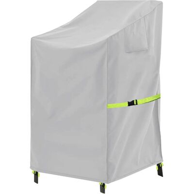 GRASSLIN 1 Housse De Protection Chaise Jardin Tissu Oxford 600d Imperméable Avec Sangles Pour Extérieur Balcon Patio - Publicité GRASSLIN 1 Housse De Protection Chaise Jardin Tissu Oxford 600d Imperméable Avec Sangles Pour Extérieur Balcon Patio - Publicité