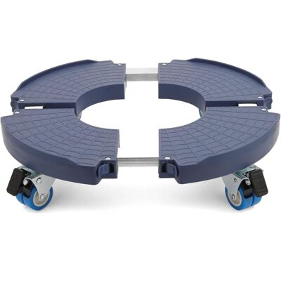 Melissa Porte Plante A Roulettes Rotation À 360°, Capacité De 200 Kg, Plateau Roulant Réglable Ø 40-54cm, Support De Pot De Fleur Pour Intérieur À Extérieur, Plante,pied De Parasol,poubelle,bleu - Publicité Melissa Porte Plante A Roulettes Rotation À 360°, Capacité De 200 Kg, Plateau Roulant Réglable Ø 40-54cm, Support De Pot De Fleur Pour Intérieur À Extérieur, Plante,pied De Parasol,poubelle,bleu - Publicité