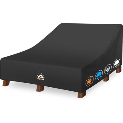 GRASSLIN 1 Housse Chaise Longue, 600d Oxford Pu, Imperméable Résistante, Jardin Terrasse Piscine, 213x140x81cm - Publicité GRASSLIN 1 Housse Chaise Longue, 600d Oxford Pu, Imperméable Résistante, Jardin Terrasse Piscine, 213x140x81cm - Publicité