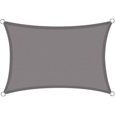 Melissa Voile D'Ombrage Imperméable Rectangulaire 2x3m, Toile Ombrage Pes Résistant À L'Eau, Filet Dombrage Rectangle 3x2m, Résistant 98% Protection Rayons Uv Pour Patio Extérieur, Gris Graphite 2x3 - Publicité Melissa Voile D'Ombrage Imperméable Rectangulaire 2x3m, Toile Ombrage Pes Résistant À L'Eau, Filet Dombrage Rectangle 3x2m, Résistant 98% Protection Rayons Uv Pour Patio Extérieur, Gris Graphite 2x3 - Publicité