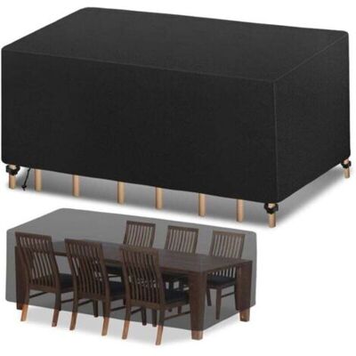 ABYSSE Housse De Protection Housse De Meuble, 420d Bache Salon De Jardin, Housse De Table Extérieur Bâche De Protection Étanche Tissu Oxford Imperméable, Résistance Au Vent, Anti-uv (170x94x70cm) - Publicité ABYSSE Housse De Protection Housse De Meuble, 420d Bache Salon De Jardin, Housse De Table Extérieur Bâche De Protection Étanche Tissu Oxford Imperméable, Résistance Au Vent, Anti-uv (170x94x70cm) - Publicité