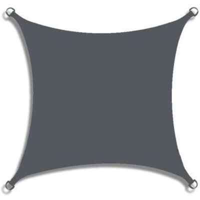 ABYSSE Voile D'Ombrage Rectangulaire Imperméable, Polyester Oxford Protection Uv 95 %, Indéchirable, Protection Solaire D'Extérieur Pour Jardin, Balcon, Terrasse, Patio, Camping(gris Foncé,2x4m) - Publicité ABYSSE Voile D'Ombrage Rectangulaire Imperméable, Polyester Oxford Protection Uv 95 %, Indéchirable, Protection Solaire D'Extérieur Pour Jardin, Balcon, Terrasse, Patio, Camping(gris Foncé,2x4m) - Publicité