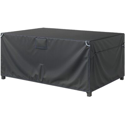 ARRIGONI Housse Salon De Jardin Extérieure Imperméable 420d Tissu Oxford, Avec Évent Et Sac De Rangement, 180x120x74cm, Noir - Publicité ARRIGONI Housse Salon De Jardin Extérieure Imperméable 420d Tissu Oxford, Avec Évent Et Sac De Rangement, 180x120x74cm, Noir - Publicité