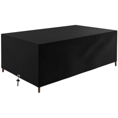 BRINSEA Housse De Protection Pour Meubles De Jardin, Protection Pour Meubles De Jardin, Tissu Oxford Imperméable, Bâche De Protection Uv Avec Corde Et Serrure, Noir (250 X 250 X 90 Cm, 210d) - Publicité BRINSEA Housse De Protection Pour Meubles De Jardin, Protection Pour Meubles De Jardin, Tissu Oxford Imperméable, Bâche De Protection Uv Avec Corde Et Serrure, Noir (250 X 250 X 90 Cm, 210d) - Publicité
