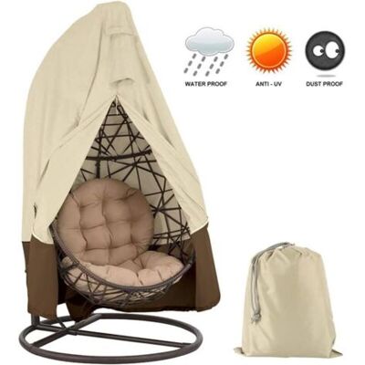 ABYSSE Premium 420d Oxford Housse De Siège Suspendue Avec Fermeture Éclair Imperméable Coupe-vent D'Hiver Pour Meubles De Jardin - Publicité ABYSSE Premium 420d Oxford Housse De Siège Suspendue Avec Fermeture Éclair Imperméable Coupe-vent D'Hiver Pour Meubles De Jardin - Publicité