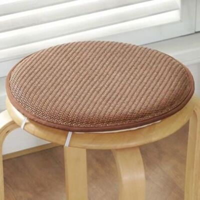 ABYSSE Coussin De Siège De Tabouret Rond,coussin De Siège Frais Mince,garniture Ronde De Chaise De Coton Avec Des Cravates Pour Le Patio De Cuisine De Salle À Manger De Jardin-b Diameter 30cm (12inch) - Publicité ABYSSE Coussin De Siège De Tabouret Rond,coussin De Siège Frais Mince,garniture Ronde De Chaise De Coton Avec Des Cravates Pour Le Patio De Cuisine De Salle À Manger De Jardin-b Diameter 30cm (12inch) - Publicité