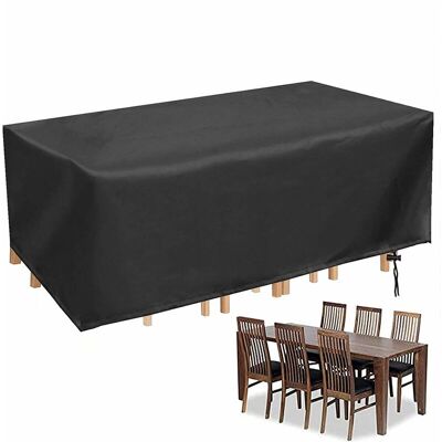 OEM Housse Table De Jardin Rectangulaire Bache Salon Jardin Exterieur Imperméable, Housse Table Exterieur, Anti-uv Oxford Robuste Bache Table Et Chaise De Jardin - 242x 162 X 100cm,(hors Tables Et - Publicité OEM Housse Table De Jardin Rectangulaire Bache Salon Jardin Exterieur Imperméable, Housse Table Exterieur, Anti-uv Oxford Robuste Bache Table Et Chaise De Jardin - 242x 162 X 100cm,(hors Tables Et - Publicité