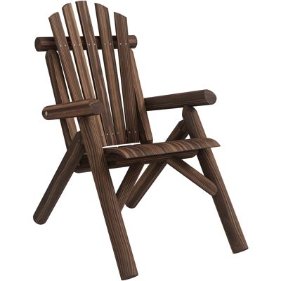 ARRIGONI Chaise De Jardin Adirondack En Bois Massif Resistant Aux Intemperies - Publicité ARRIGONI Chaise De Jardin Adirondack En Bois Massif Resistant Aux Intemperies - Publicité