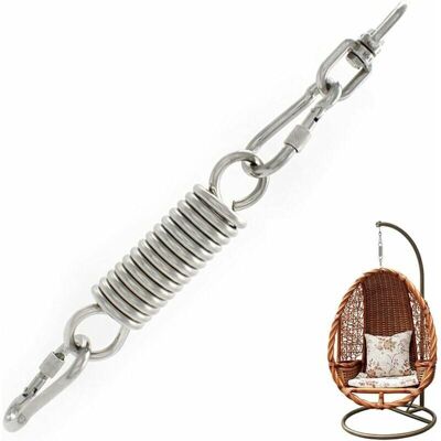 BRINSEA Crochet À Ressort Pour Hamac, Support De Chaise Suspendue Rotatif 360 ° Avec 2 Mousquetons, Fixation Inox Pour Hamac Utilisable Pour Hamac, Balançoire, Sac De Sable, Ensoleillé - Publicité BRINSEA Crochet À Ressort Pour Hamac, Support De Chaise Suspendue Rotatif 360 ° Avec 2 Mousquetons, Fixation Inox Pour Hamac Utilisable Pour Hamac, Balançoire, Sac De Sable, Ensoleillé - Publicité