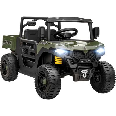 ARRIGONI Voiture Electrique Pour Enfants Utv 12v Tout-terrain Avec Coffre 2 Moteurs Telecommande Vert - Publicité ARRIGONI Voiture Electrique Pour Enfants Utv 12v Tout-terrain Avec Coffre 2 Moteurs Telecommande Vert - Publicité