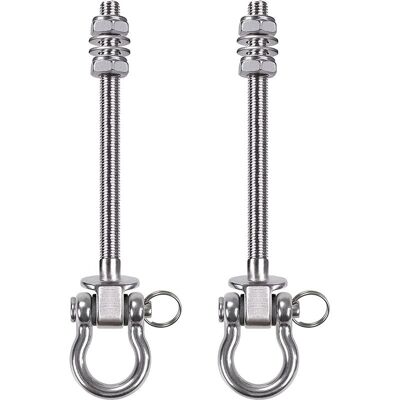Vision 2 Boulons De Suspension De 23,5 Cm Pour Hamac, Kit De Fixation Pour Balançoire, Chaise D'Intérieur/extérieur, Corde De Yoga, Sac De Frappe, Sac De Sable - Publicité Vision 2 Boulons De Suspension De 23,5 Cm Pour Hamac, Kit De Fixation Pour Balançoire, Chaise D'Intérieur/extérieur, Corde De Yoga, Sac De Frappe, Sac De Sable - Publicité