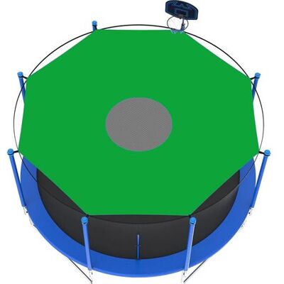 Zanussi Trampoline De 8 Pieds (2,44 M) — Conçu Pour Les Modèles À 6 Poteaux Housse Pour Trampoline Protection Solaire Housse Anti Uv Pour Trampoline Toile Anti Déchirure Pliable Et Bloqante Pour Jardin Et - Publicité Zanussi Trampoline De 8 Pieds (2,44 M) — Conçu Pour Les Modèles À 6 Poteaux Housse Pour Trampoline Protection Solaire Housse Anti Uv Pour Trampoline Toile Anti Déchirure Pliable Et Bloqante Pour Jardin Et - Publicité