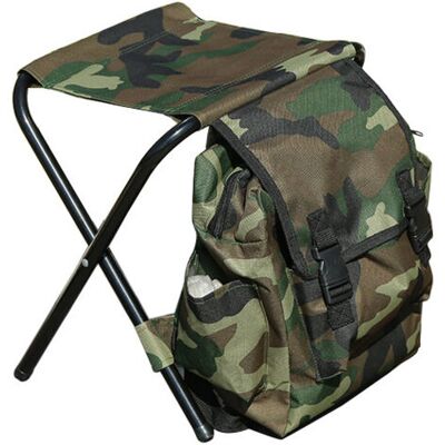ABYSSE Chaise De Pêche Pliante 2 En 1, Sac À Dos Portable Pour Randonnées En Plein Air, Pêche Sur La Plage, Camping-camouflage - Publicité ABYSSE Chaise De Pêche Pliante 2 En 1, Sac À Dos Portable Pour Randonnées En Plein Air, Pêche Sur La Plage, Camping-camouflage - Publicité