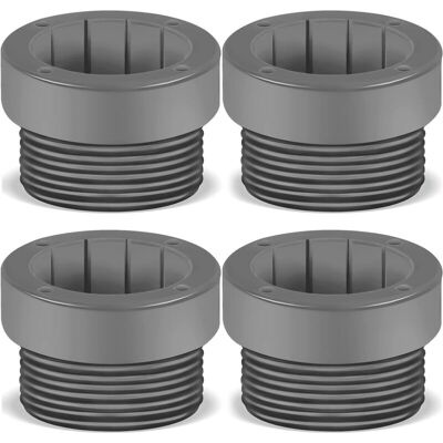 Scotch Lot De 4 Adaptateurs Filetés Pour Stabilisateur De Parasol De Piscine, Manchons De Fixation Pour Poteau De Parasol De Piscine, Insert Stabilisateur Pour Terrasse Extérieure, 4,4 Cm - Publicité Scotch Lot De 4 Adaptateurs Filetés Pour Stabilisateur De Parasol De Piscine, Manchons De Fixation Pour Poteau De Parasol De Piscine, Insert Stabilisateur Pour Terrasse Extérieure, 4,4 Cm - Publicité