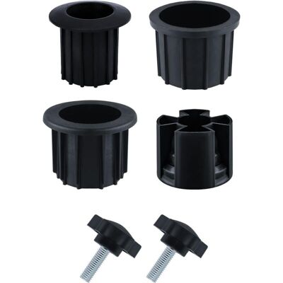 Zanussi Ensemble De 6 Pièces Pour Pied De Parasol, Accessoires Pour Pied De Parasol Avec Fil De Fixation Noir, Pour Table De Patio, Balcon, Jardin (noir) - Publicité Zanussi Ensemble De 6 Pièces Pour Pied De Parasol, Accessoires Pour Pied De Parasol Avec Fil De Fixation Noir, Pour Table De Patio, Balcon, Jardin (noir) - Publicité