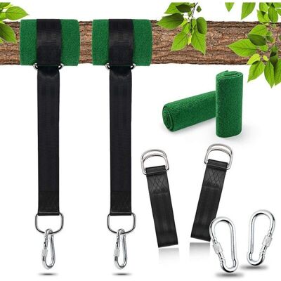 BRINSEA Balançoire Extérieure Hamac Suspendu Chaise Sangles Polyester Cravate Corde Pour Hamac Balançoire De Jardin Ou Siège Suspendu - Publicité BRINSEA Balançoire Extérieure Hamac Suspendu Chaise Sangles Polyester Cravate Corde Pour Hamac Balançoire De Jardin Ou Siège Suspendu - Publicité