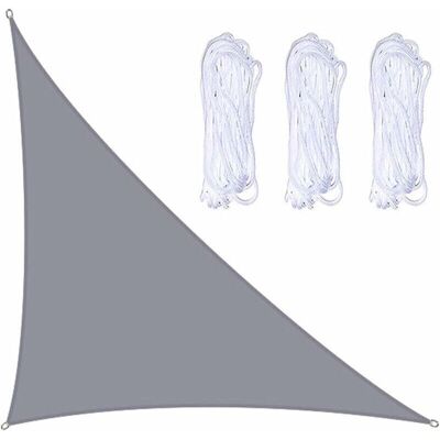 Melissa Voile D'Ombrage Triangulaire Imperméable 3 X 4 X 5 M Avec 3 Cordes, Tissu Résistant Et Durable Pour Jardin, Extérieur,de Debuns - Publicité Melissa Voile D'Ombrage Triangulaire Imperméable 3 X 4 X 5 M Avec 3 Cordes, Tissu Résistant Et Durable Pour Jardin, Extérieur,de Debuns - Publicité