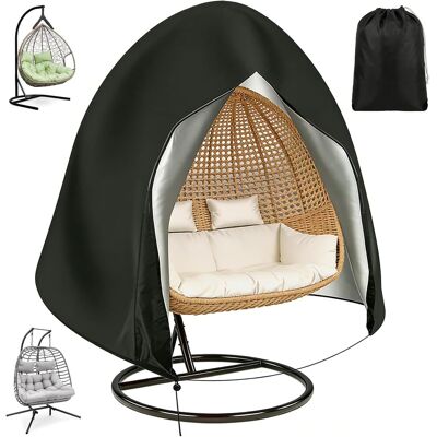 GRASSLIN 1 Housse De Chaise Suspendue Tissu Oxford 210d Imperméable Anti-uv Avec Fermeture Éclair Pour Jardin Extérieur - Publicité GRASSLIN 1 Housse De Chaise Suspendue Tissu Oxford 210d Imperméable Anti-uv Avec Fermeture Éclair Pour Jardin Extérieur - Publicité
